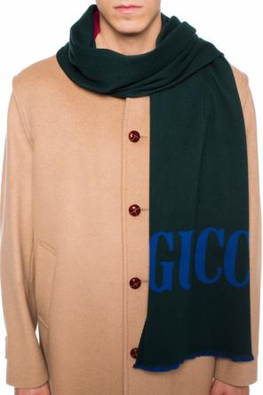 Logo-embroidered scarf, zdjęcie 2 Logo-embroidered scarf od Gucci